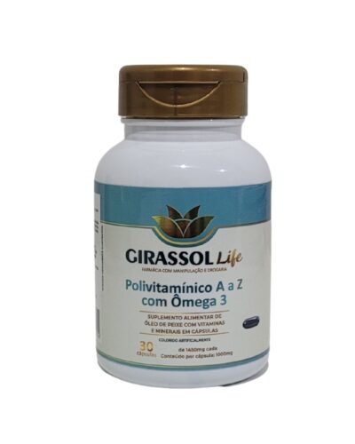 Polivitamínico de A a Z com Ômega 3 30 Cápsulas