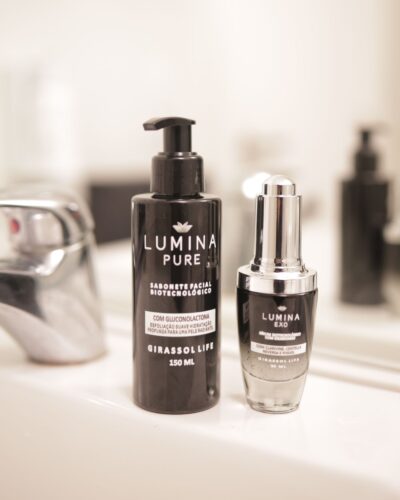 Kit Lumina Pure Girassol Life - Sérum biotecnológico com Exossomos 30ml + Sabonete Facial Biotecnológico Lumina Pure 150ml