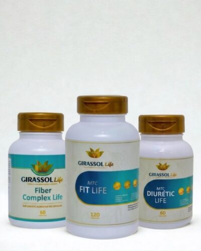 Combo Fit Life + Fiber Complex + Diurect Life Girassol Life | Saúde Intestinal e Detox